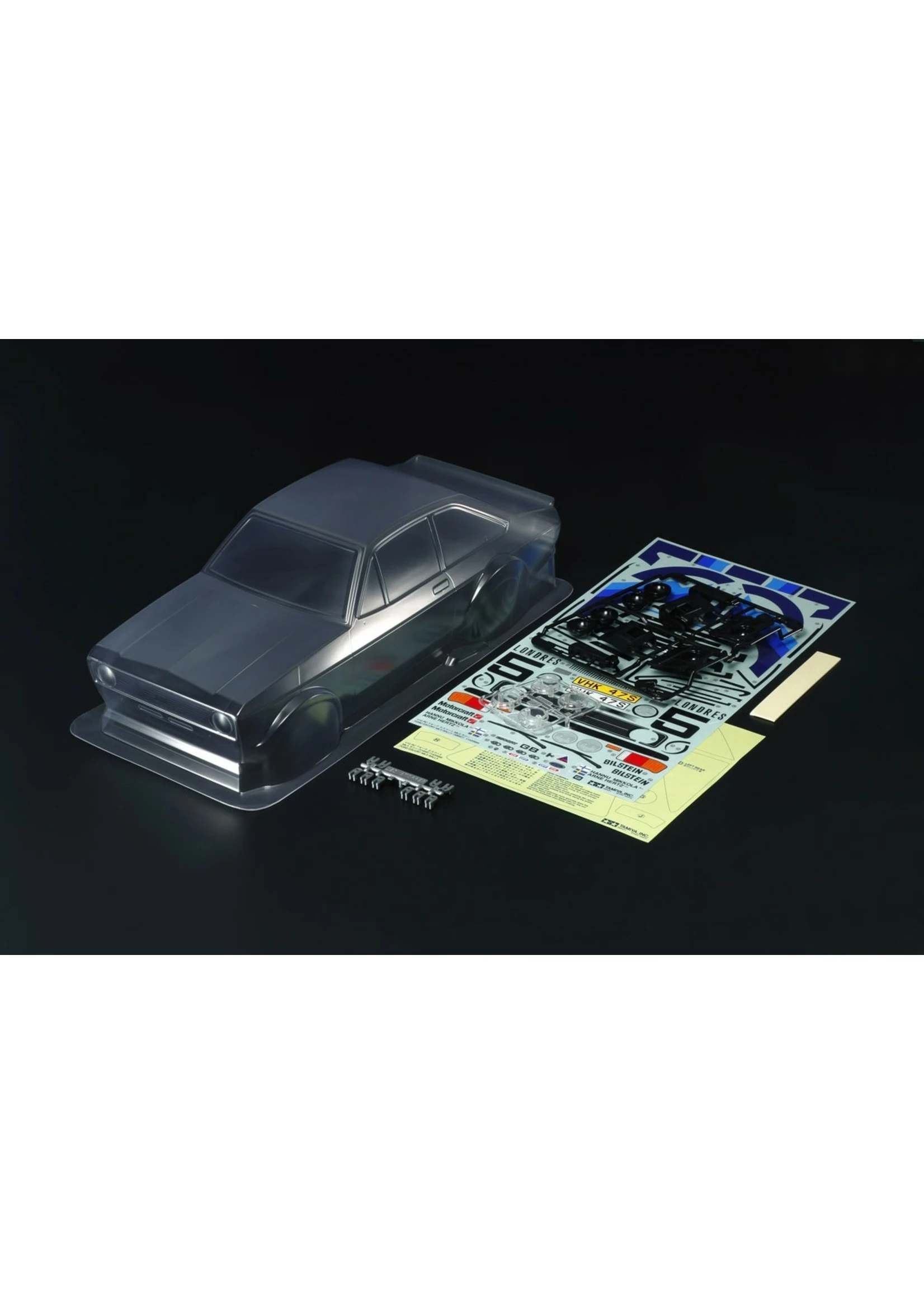 Tamiya 51658 - Escort MK II Rally Body Set - Clear 3 Tamiya 51658 - Escort MK II Rally Body Set - Clear