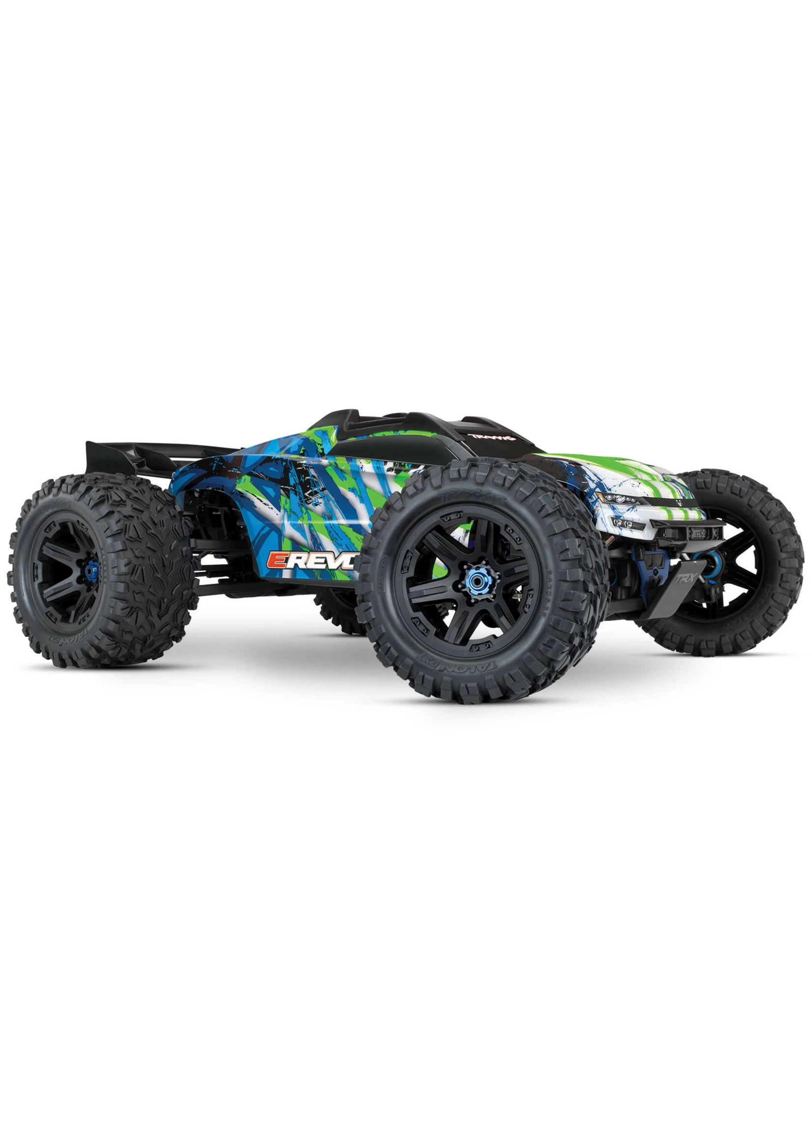 Traxxas 1/10 E-Revo VXL 2.0 RTR 4WD Electric 6S Monster Truck - Green 3 Traxxas 1/10 E-Revo VXL 2.0 RTR 4WD Electric 6S Monster Truck - Green