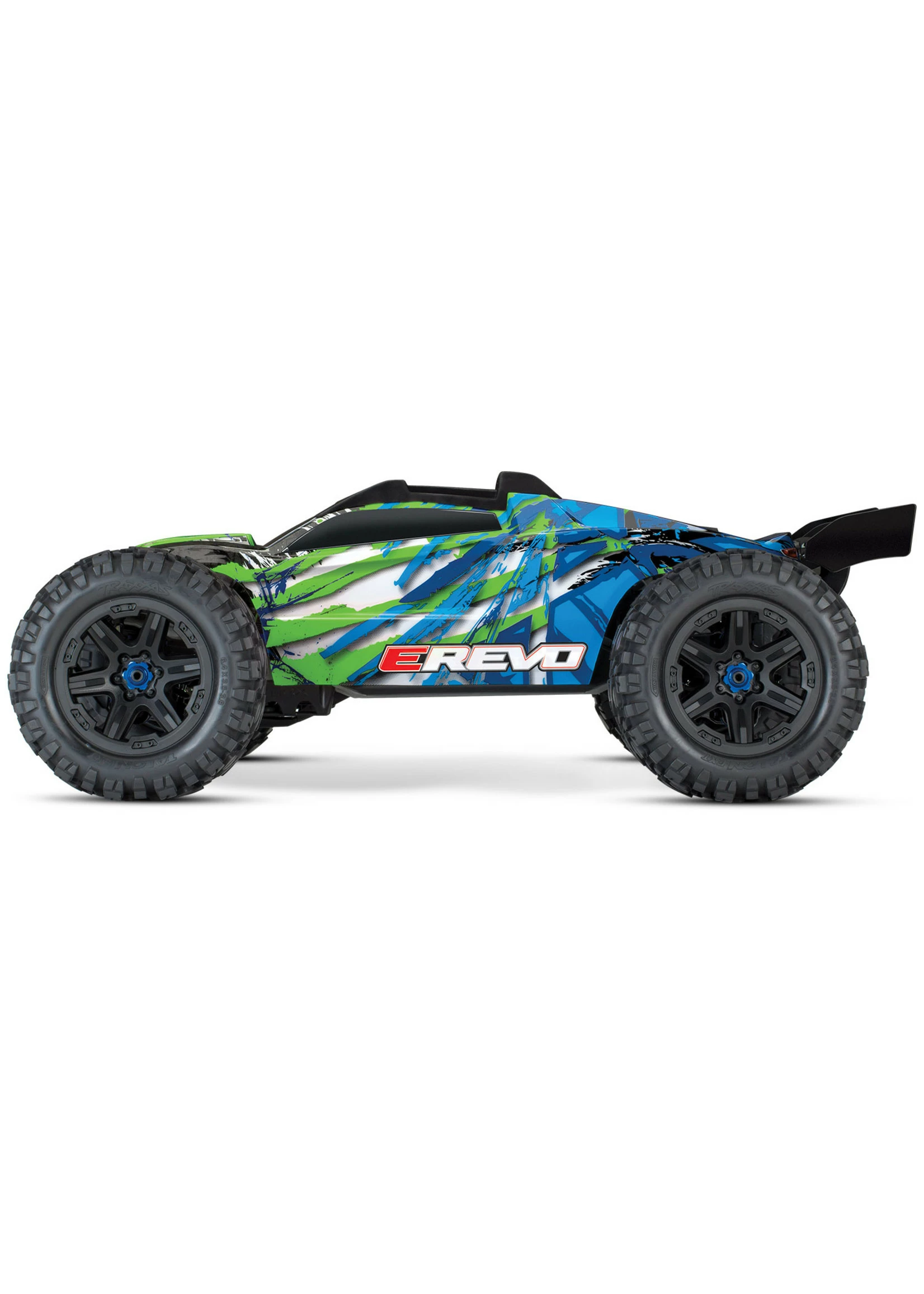Traxxas 1/10 E-Revo VXL 2.0 RTR 4WD Electric 6S Monster Truck - Green 6 Traxxas 1/10 E-Revo VXL 2.0 RTR 4WD Electric 6S Monster Truck - Green - Image 4