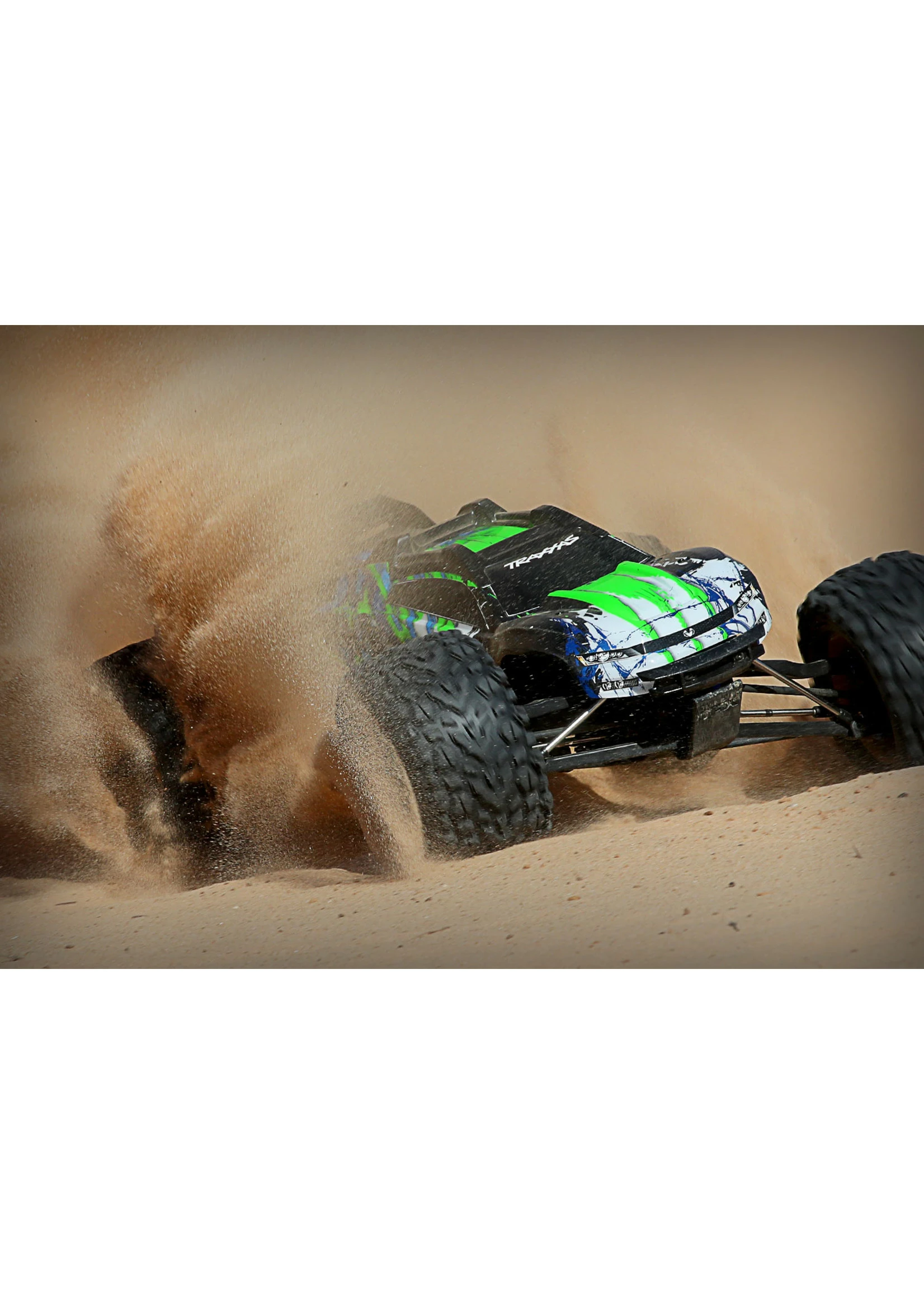 Traxxas 1/10 E-Revo VXL 2.0 RTR 4WD Electric 6S Monster Truck - Green 10 Traxxas 1/10 E-Revo VXL 2.0 RTR 4WD Electric 6S Monster Truck - Green - Image 8