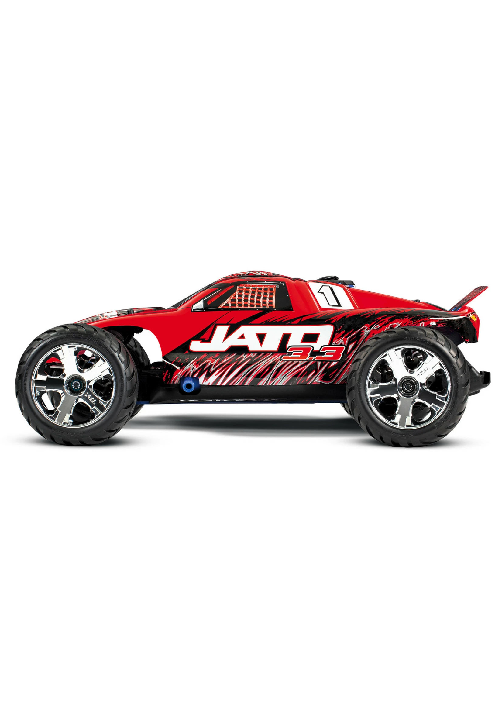 Traxxas 1/10 Jato 3.3 2WD Nitro Stadium Truck - Red 6 Traxxas 1/10 Jato 3.3 2WD Nitro Stadium Truck - Red - Image 4