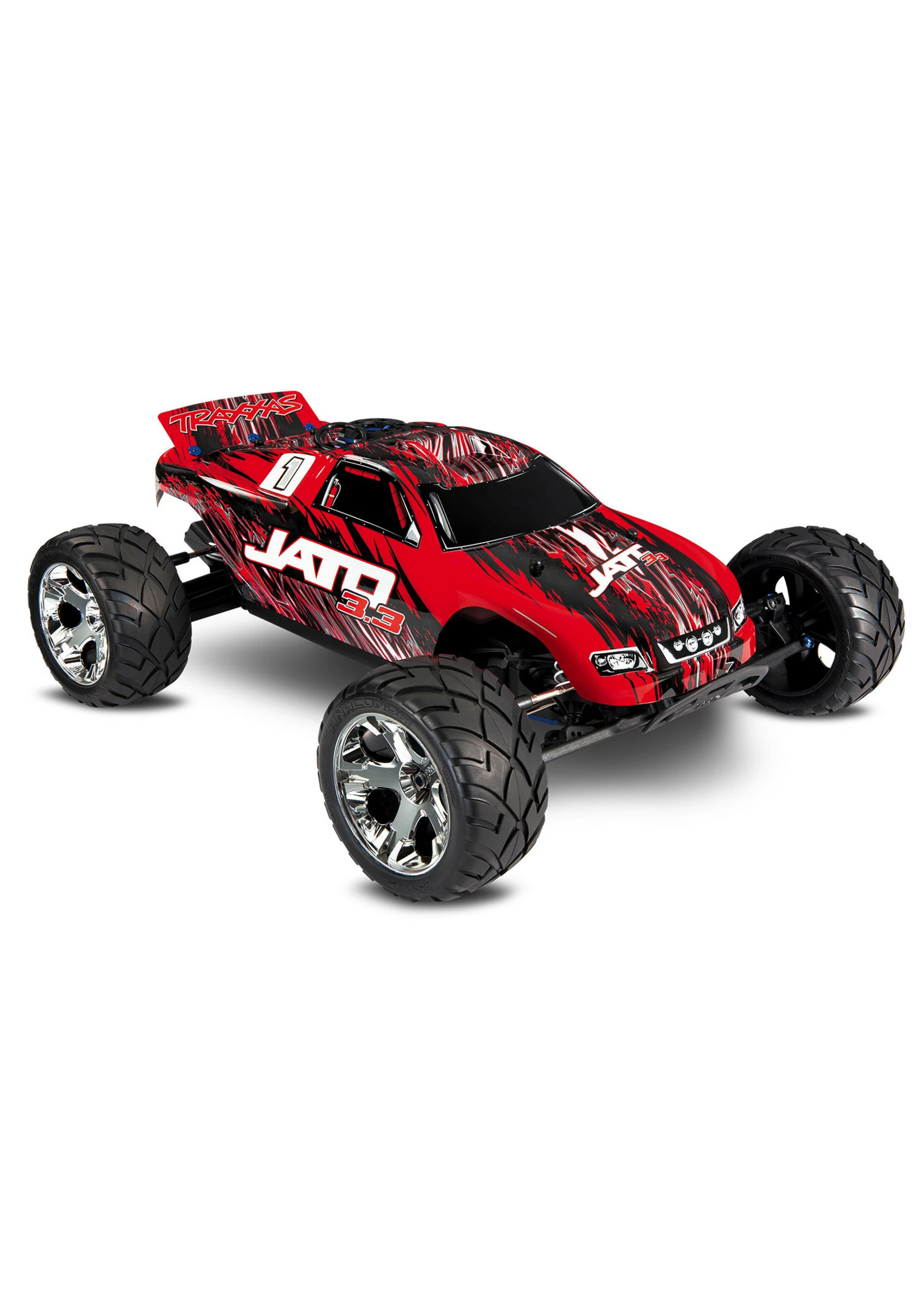 Traxxas 1/10 Jato 3.3 2WD Nitro Stadium Truck - Red 3 Traxxas 1/10 Jato 3.3 2WD Nitro Stadium Truck - Red