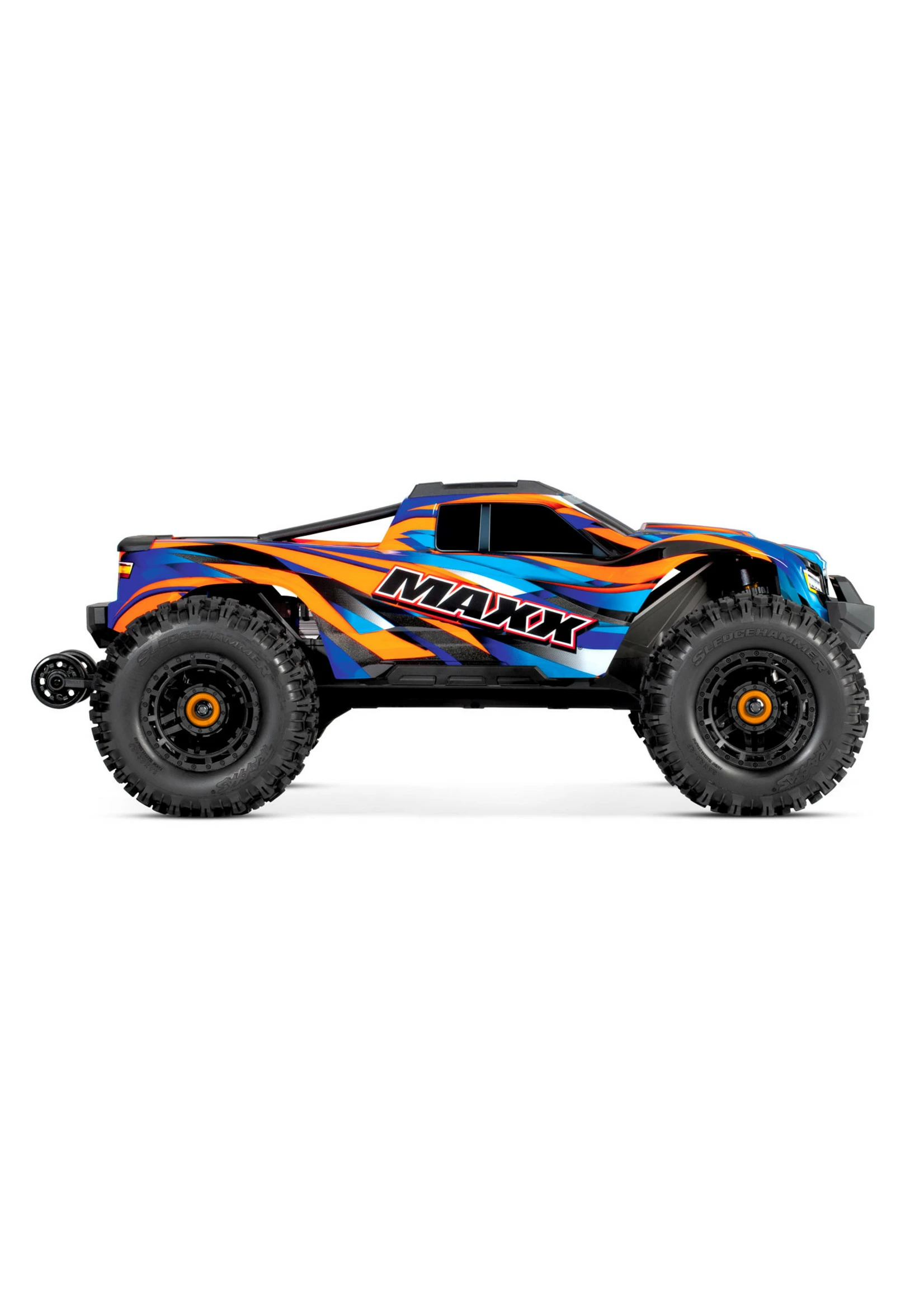 Traxxas 1/10 Maxx RTR Monster Truck With WideMaxx - Orange 4 Traxxas 1/10 Maxx RTR Monster Truck With WideMaxx - Orange - Image 2