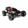 Traxxas 1/10 Rustler 2WD RTR Stadium Truck With Lights - Red/Black -Rc Car Component Shop traxxas 1 10 rustler 2wd rtr stadium truck with li