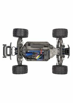 Traxxas 1/10 Rustler 4X4 VXL Brushless RTR 4WD Stadium Truck - Solar Flare -Rc Car Component Shop traxxas 1 10 rustler 4x4 vxl brushless rtr 4wd sta 21