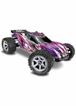 Traxxas 1/10 Rustler 4X4 VXL Brushless RTR 4WD Stadium Truck - Pink
