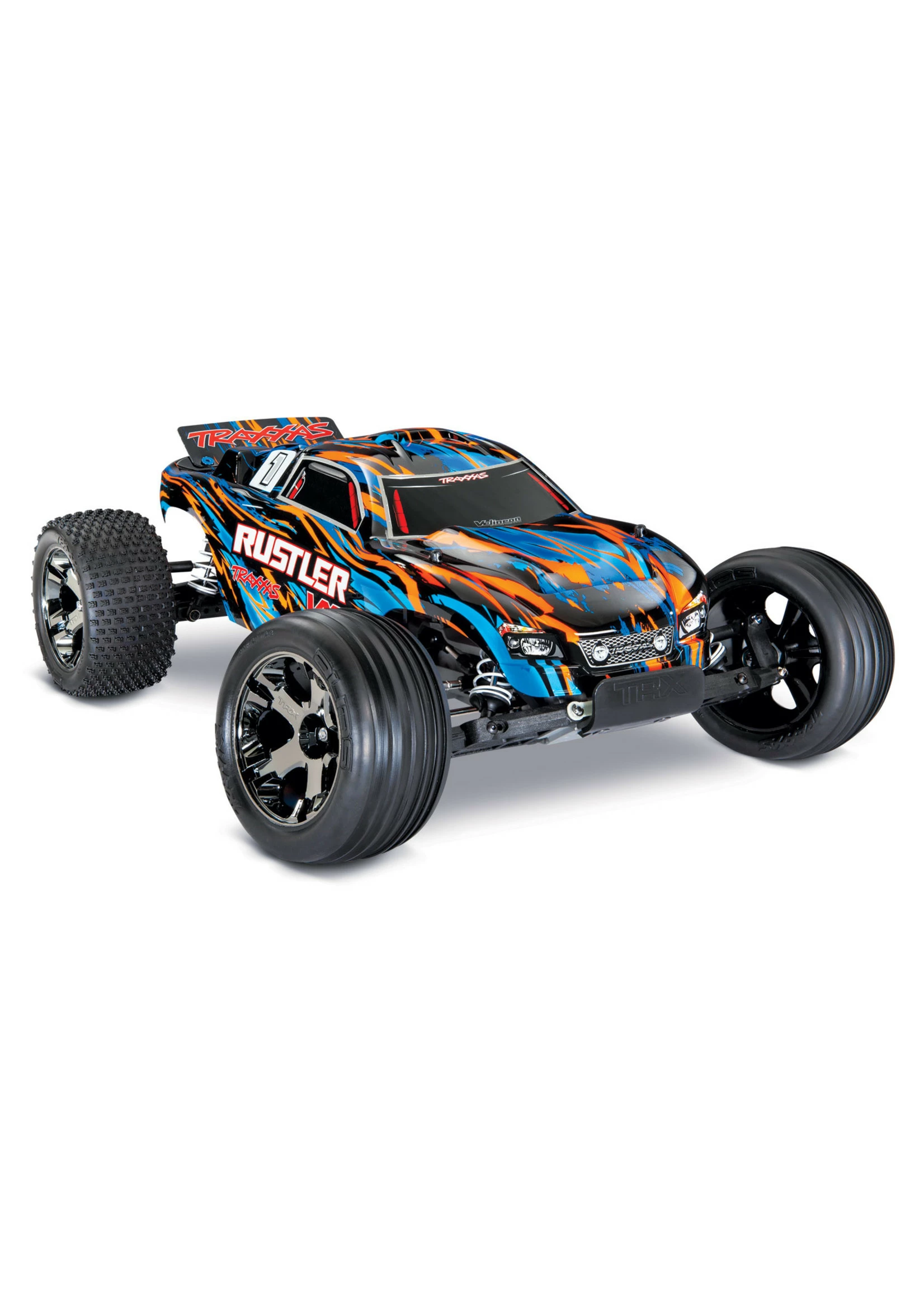 Traxxas 1/10 Rustler VXL RTR 2WD Brushless Stadium Truck - OrangeX 3 Traxxas 1/10 Rustler VXL RTR 2WD Brushless Stadium Truck - OrangeX