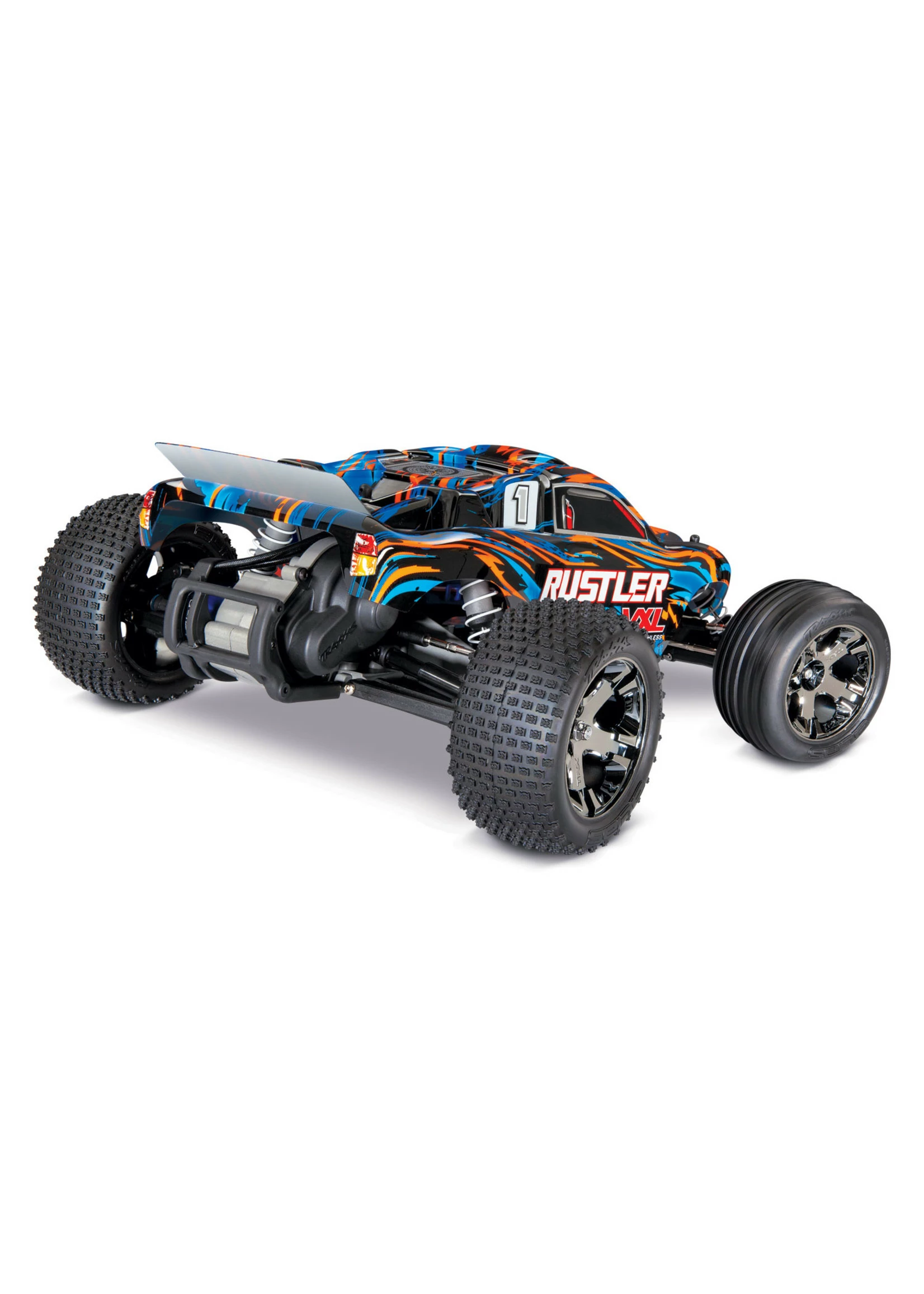 Traxxas 1/10 Rustler VXL RTR 2WD Brushless Stadium Truck - OrangeX 5 Traxxas 1/10 Rustler VXL RTR 2WD Brushless Stadium Truck - OrangeX - Image 3