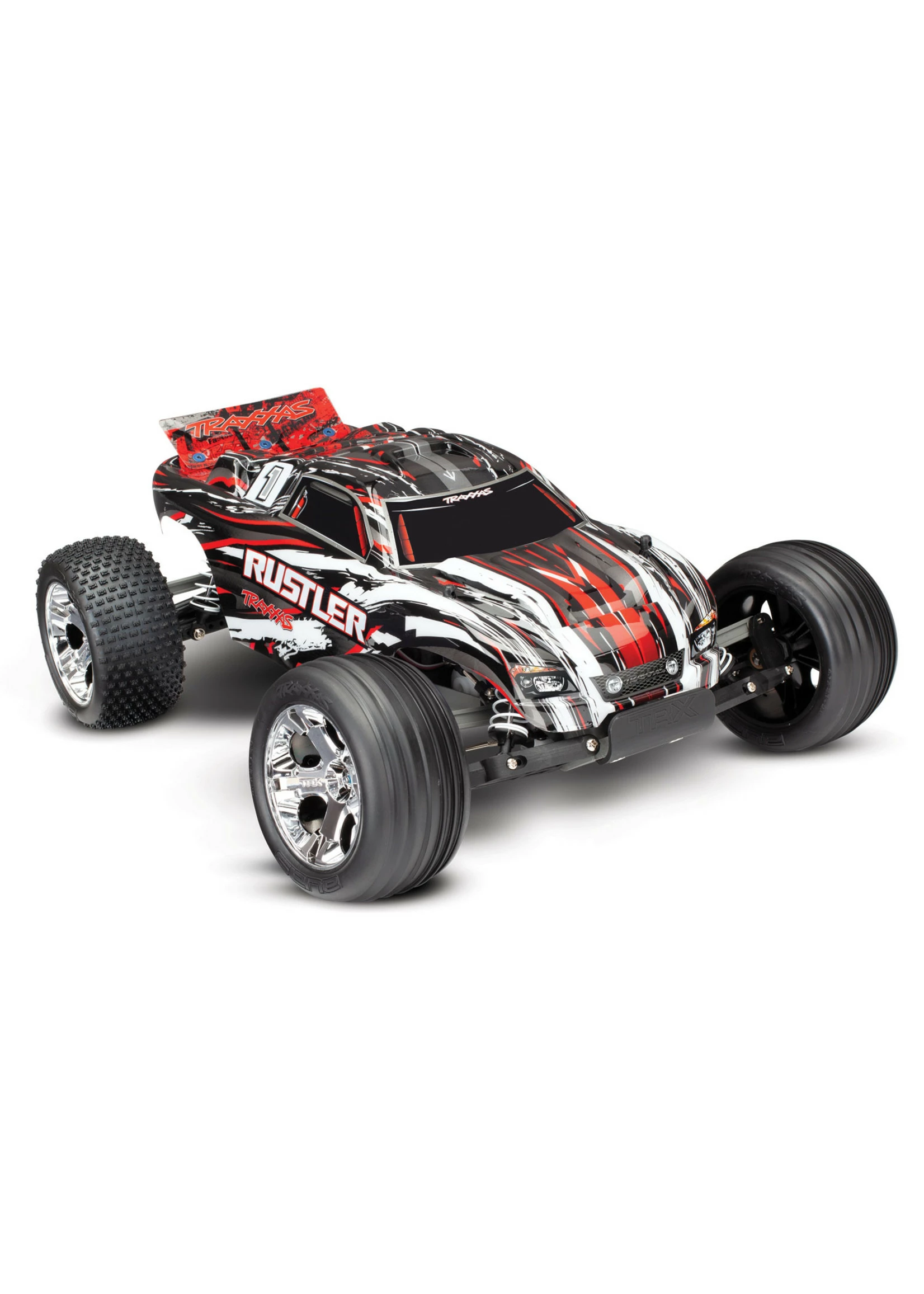Traxxas 1/10 Rustler XL-5 2WD RTR Stadium Truck - Red 3 Traxxas 1/10 Rustler XL-5 2WD RTR Stadium Truck - Red