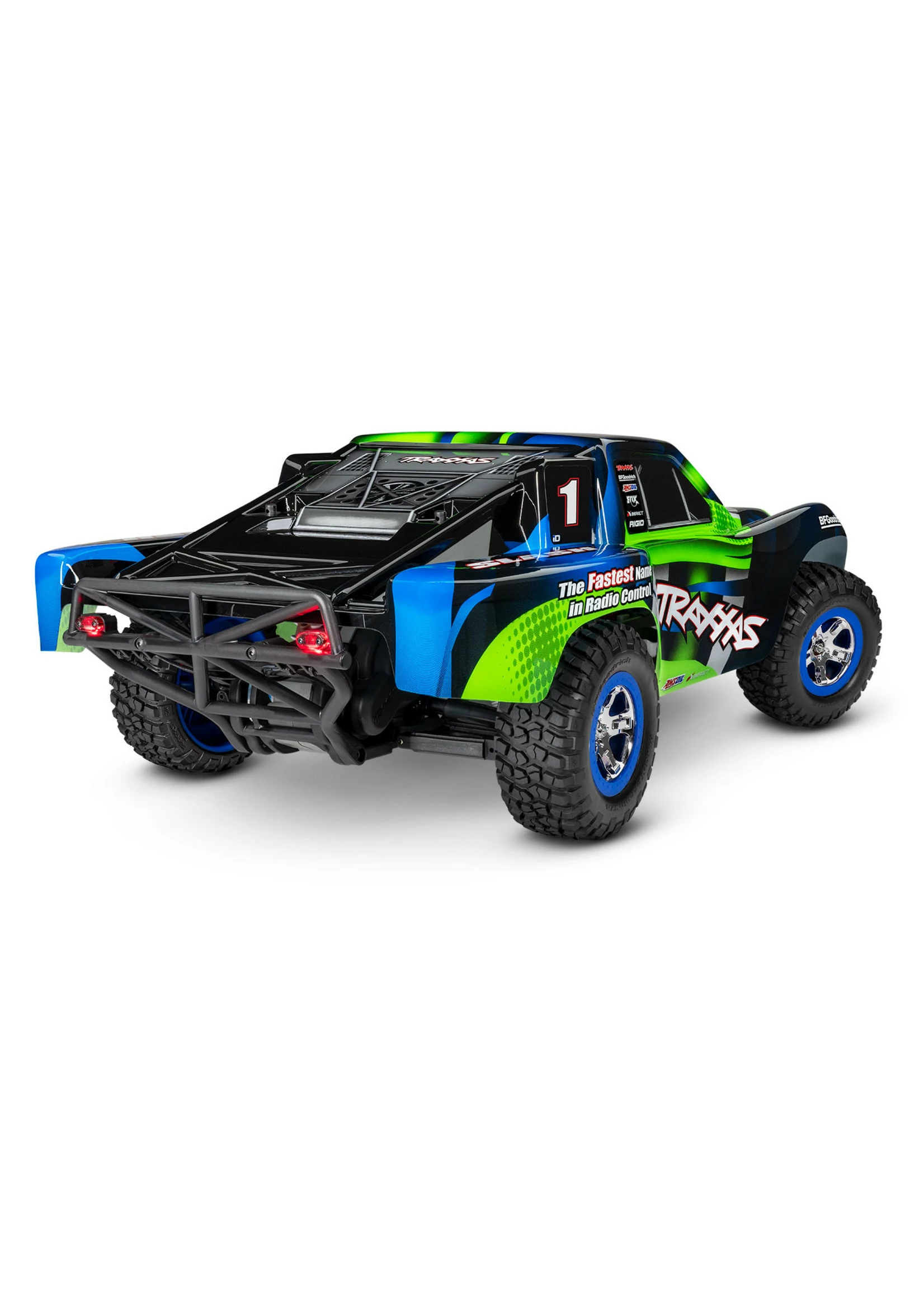 Traxxas 1/10 Slash 2WD RTR Short-Course Race Truck With Lights - Green 5 Traxxas 1/10 Slash 2WD RTR Short-Course Race Truck With Lights - Green - Image 3