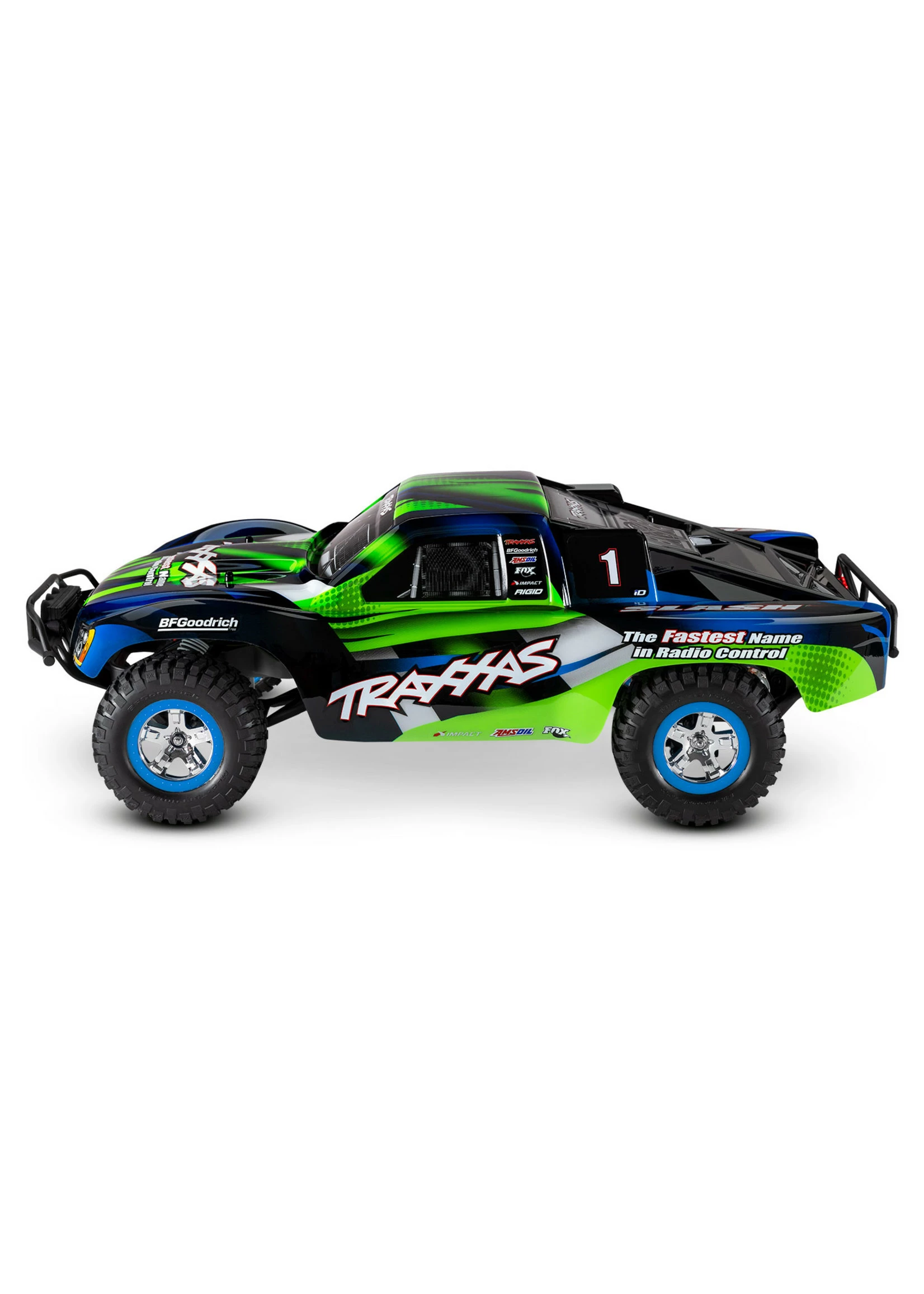 Traxxas 1/10 Slash 2WD RTR Short-Course Race Truck With Lights - Green 6 Traxxas 1/10 Slash 2WD RTR Short-Course Race Truck With Lights - Green - Image 4