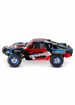 Traxxas 1/10 Slash 2WD RTR Short-Course Race Truck With Lights - Red/Blue -Rc Car Component Shop traxxas 1 10 slash 2wd rtr short course race truck 21