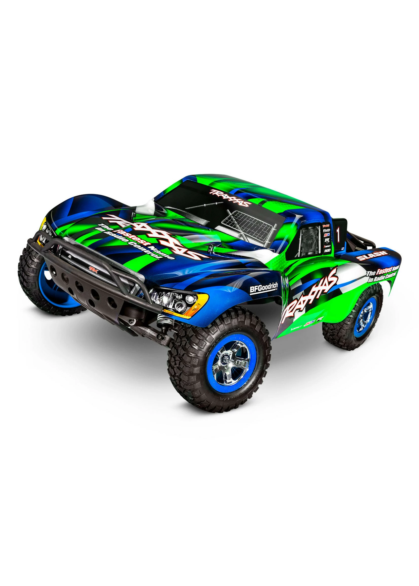 Traxxas 1/10 Slash 2WD RTR Short Course Truck - Green/Blue 3 Traxxas 1/10 Slash 2WD RTR Short Course Truck - Green/Blue