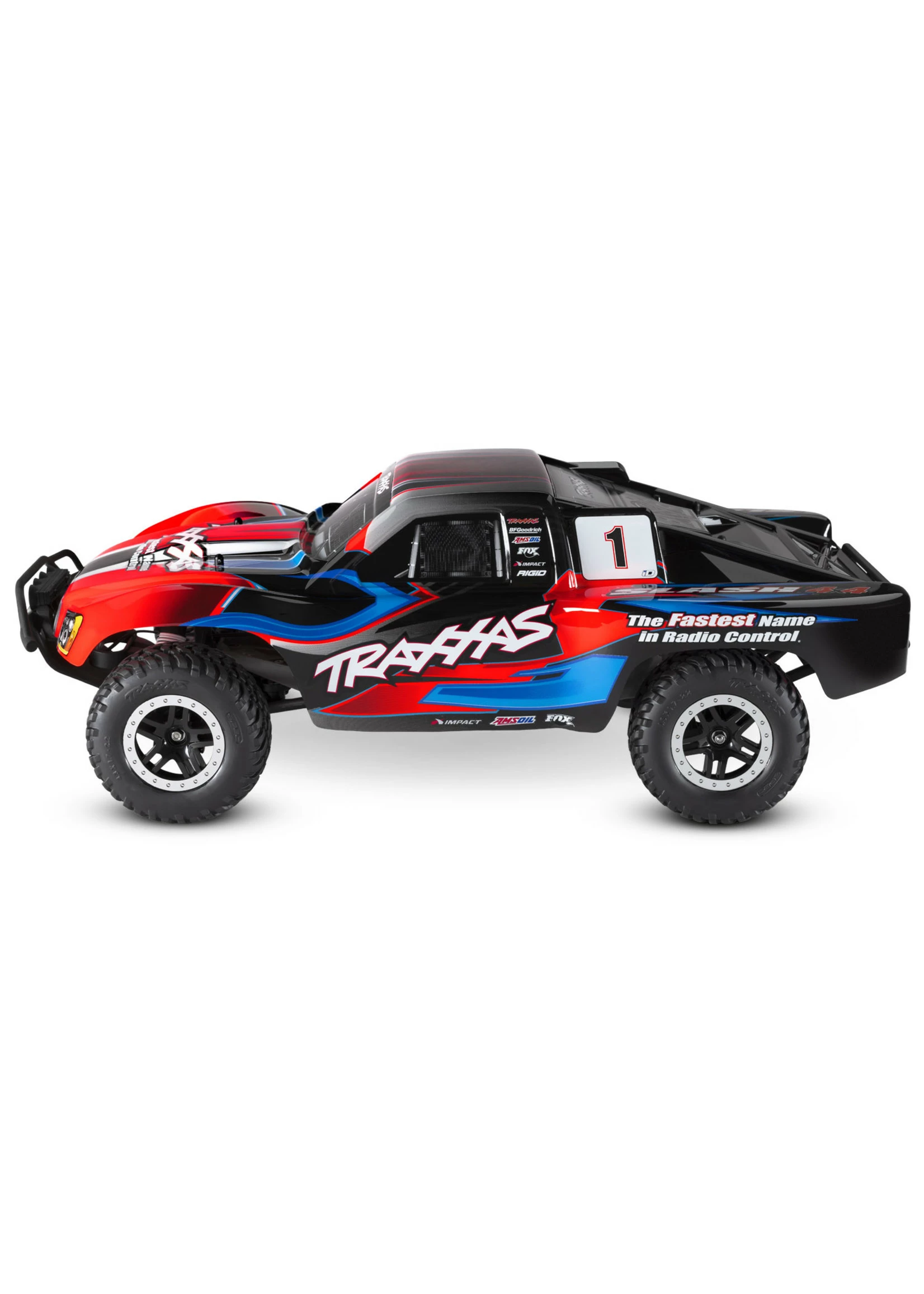 Traxxas 1/10 Slash 4X4 RTR Brushed SCT With LED Lights - Red 5 Traxxas 1/10 Slash 4X4 RTR Brushed SCT With LED Lights - Red - Image 3