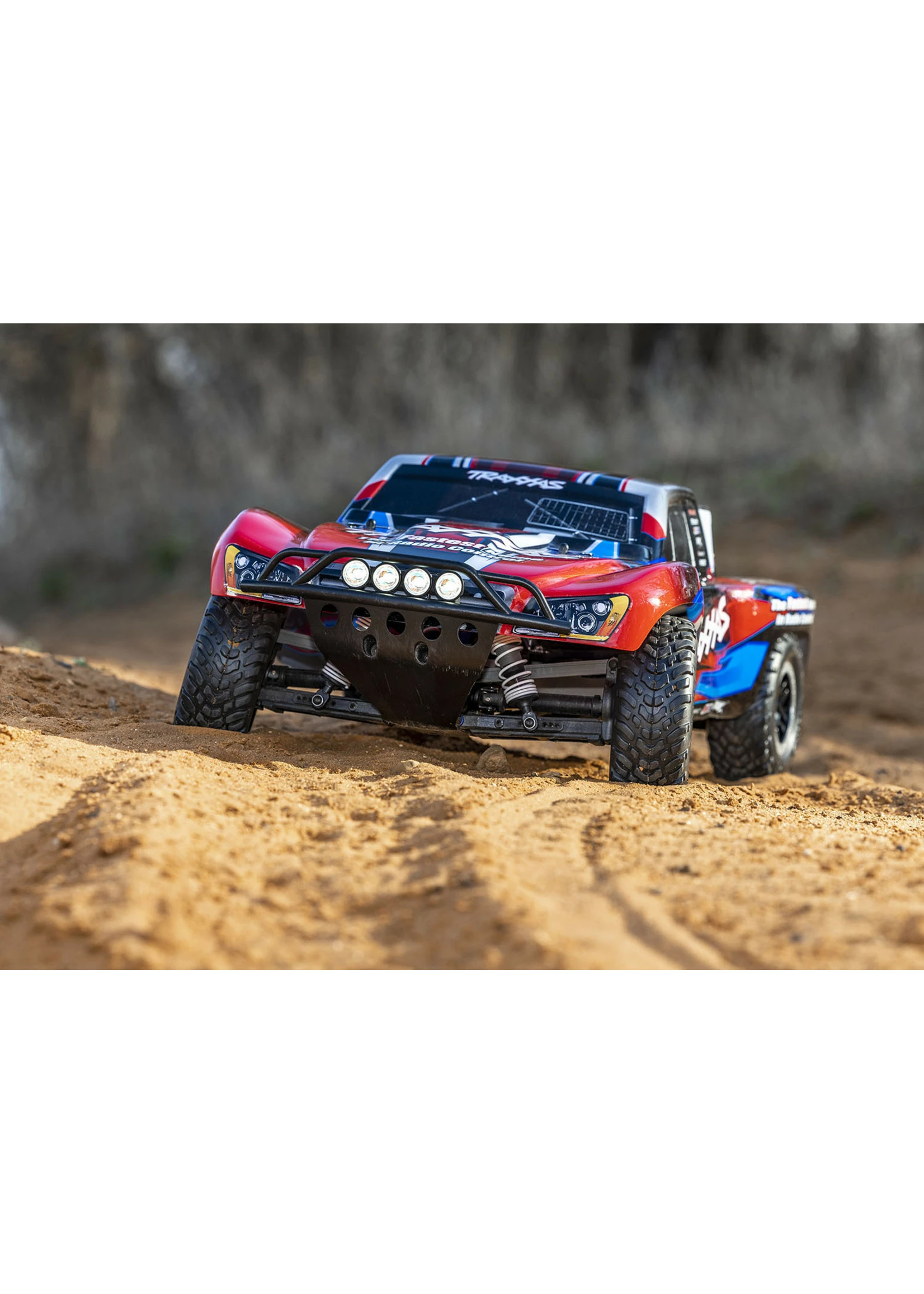 Traxxas 1/10 Slash 4X4 RTR Brushed SCT With LED Lights - Red 7 Traxxas 1/10 Slash 4X4 RTR Brushed SCT With LED Lights - Red - Image 5