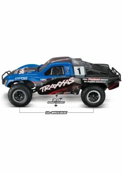 Traxxas 1/10 Slash VXL TSM 2WD Brushless RTR Short Course Truck - Blue -Rc Car Component Shop traxxas 1 10 slash vxl tsm 2wd brushless rtr short 8