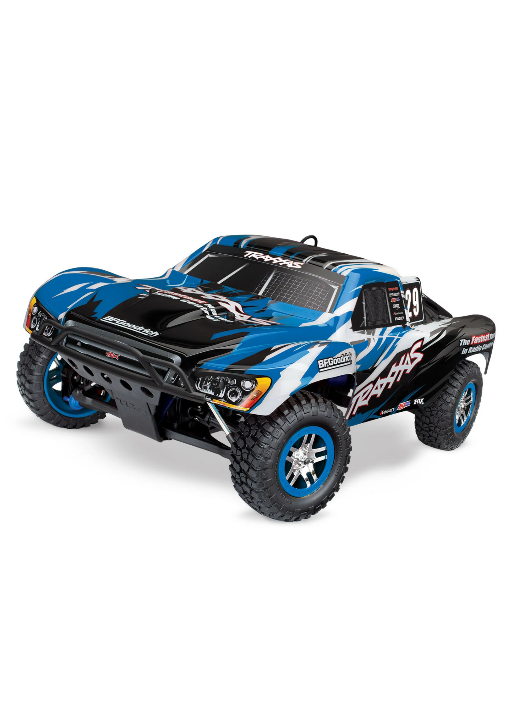 Traxxas 1/10 Slayer Pro 4X4 Nitro Short Course Race Truck - Blue 3 Traxxas 1/10 Slayer Pro 4X4 Nitro Short Course Race Truck - Blue