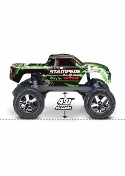 Traxxas 1/10 Stampede 2WD Monster Truck - Green -Rc Car Component Shop traxxas 1 10 stampede 2wd monster truck green 6