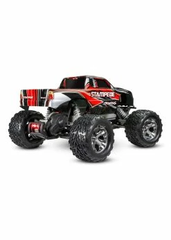 Traxxas 1/10 Stampede 2WD RTR Monster Truck With Lights - Red -Rc Car Component Shop traxxas 1 10 stampede 2wd rtr monster truck with l 10