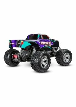 Traxxas 1/10 Stampede 2WD RTR Monster Truck With Lights - Purple -Rc Car Component Shop traxxas 1 10 stampede 2wd rtr monster truck with l 19