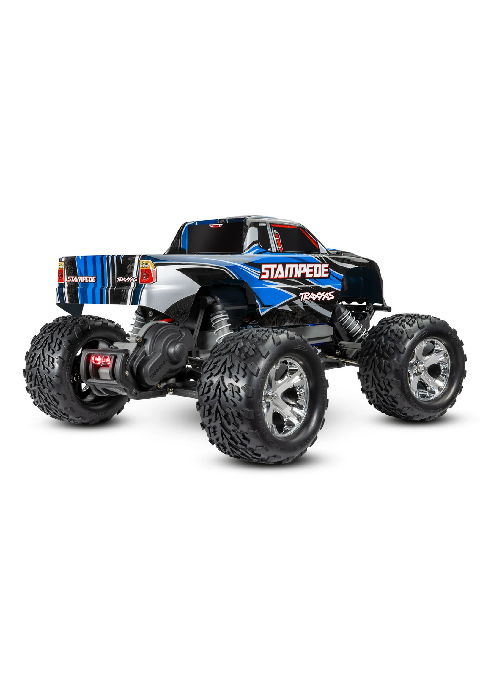 Traxxas 1/10 Stampede 2WD RTR Monster Truck With Lights - Blue 5 Traxxas 1/10 Stampede 2WD RTR Monster Truck With Lights - Blue - Image 3