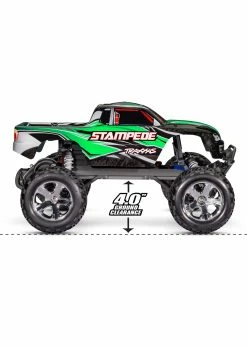 Traxxas 1/10 Stampede 2WD RTR Monster Truck With Lights - Green -Rc Car Component Shop traxxas 1 10 stampede 2wd rtr monster truck with l 39