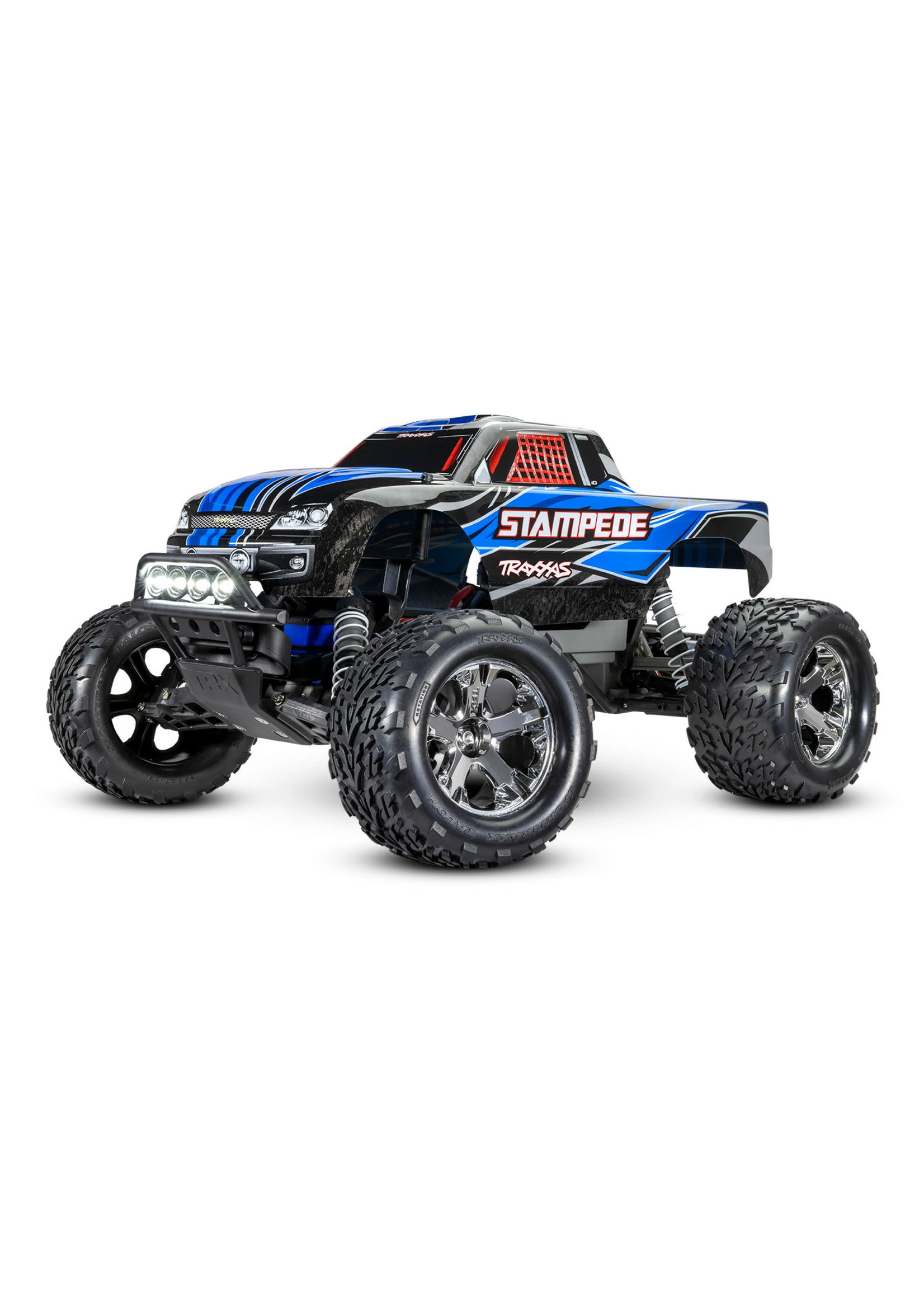 Traxxas 1/10 Stampede 2WD RTR Monster Truck With Lights - Blue 3 Traxxas 1/10 Stampede 2WD RTR Monster Truck With Lights - Blue
