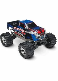 Traxxas 1/10 Stampede 4X4 RTR Brushed 4WD Monster Truck - Blue -Rc Car Component Shop traxxas 1 10 stampede 4x4 rtr brushed 4wd monster 8