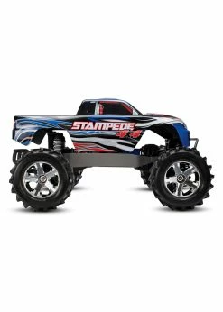Traxxas 1/10 Stampede 4X4 RTR Brushed 4WD Monster Truck - Blue -Rc Car Component Shop traxxas 1 10 stampede 4x4 rtr brushed 4wd monster 9