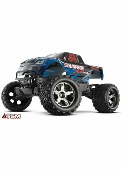 Traxxas 1/10 Stampede 4X4 VXL RTR Brushless 4WD Monster Truck - Blue