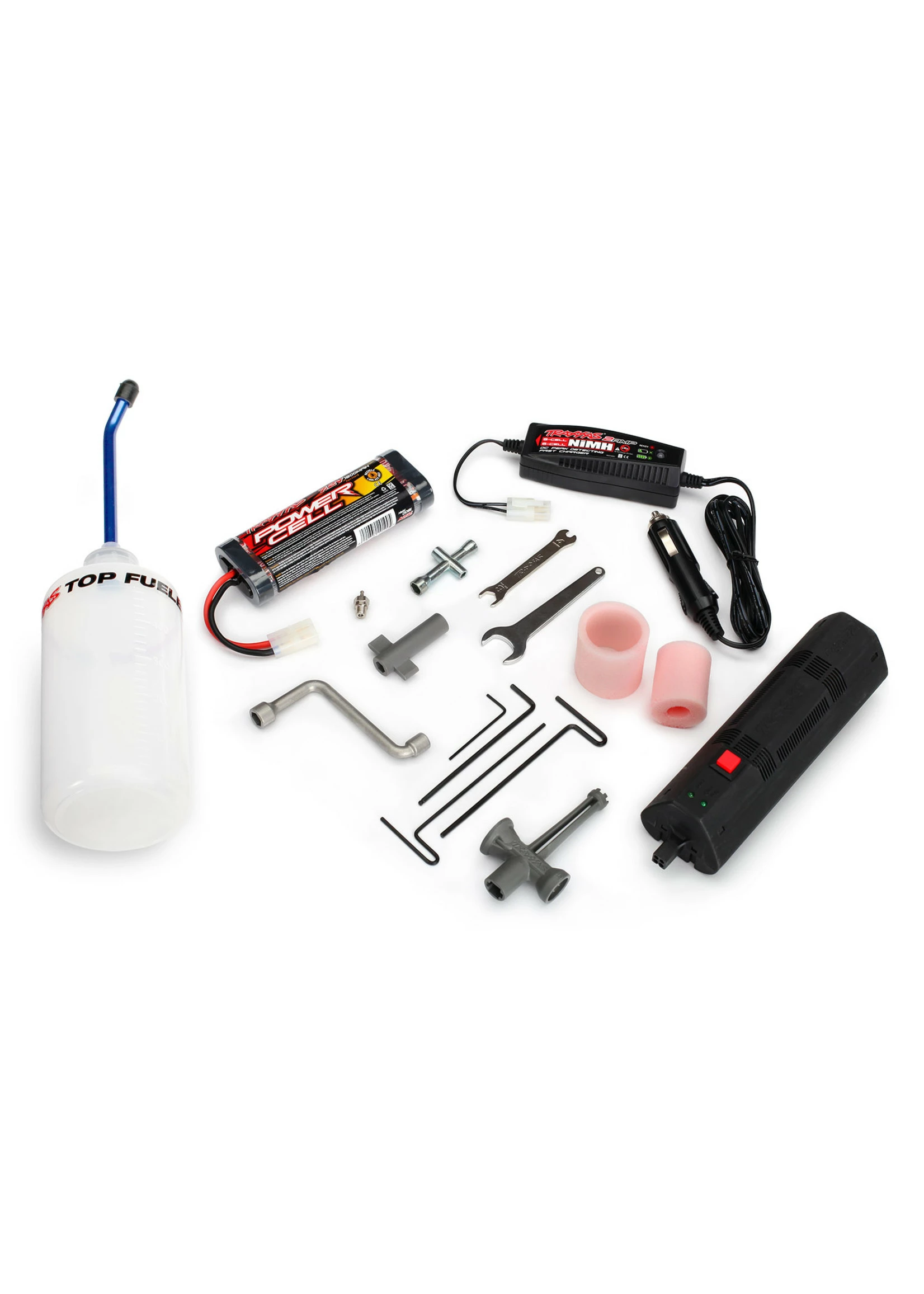 Traxxas 1/10 T-Maxx 3.3 Nitro 4x4 Monster Truck With TSM - White 6 Traxxas 1/10 T-Maxx 3.3 Nitro 4x4 Monster Truck With TSM - White - Image 4