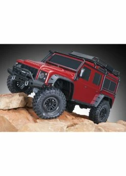 Traxxas 1/10 TRX-4 Defender RTR Scale And Trail Crawler - Red -Rc Car Component Shop traxxas 1 10 trx 4 defender rtr scale and trail cr 32