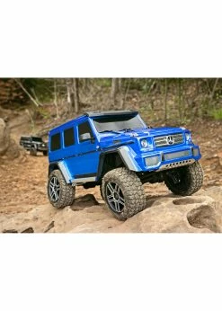 Traxxas 1/10 TRX-4 Mercedes-Benz G500 4X4² RTR Scale And Trail Crawler - Blue -Rc Car Component Shop traxxas 1 10 trx 4 mercedes benz g500 4x42 rtr sca 20