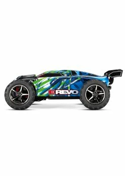 Traxxas 1/16 E-Revo 4WD Brushed RTR Truck - Green -Rc Car Component Shop traxxas 1 16 e revo 4wd brushed rtr truck green 3