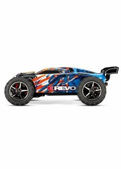 Traxxas 1/16 E-Revo 4WD Brushed RTR Truck - Orange -Rc Car Component Shop traxxas 1 16 e revo 4wd brushed rtr truck orange 3