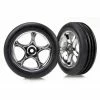 Traxxas 2471R - Tracer 2.2" Chrome Wheels / Alias Ribbed Tires 1 Traxxas 2471R - Tracer 2.2" Chrome Wheels / Alias Ribbed Tires -Rc Car Component Shop traxxas 2471r tracer 22 chrome wheels alias ribbed