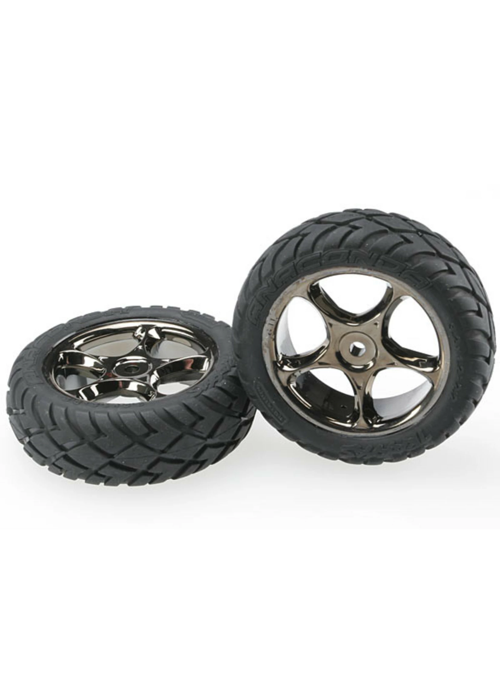 Traxxas 2479A - Tracer 2.2" Black Chrome Wheels / Anaconda® 2.2" Tires 3 Traxxas 2479A - Tracer 2.2" Black Chrome Wheels / Anaconda® 2.2" Tires