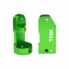 Traxxas 3632G - Aluminum Caster Blocks, 30 Degree - Green -Rc Car Component Shop traxxas 3632g aluminum caster blocks 30 degree gre