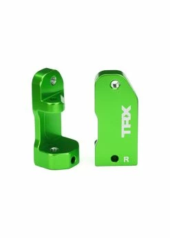 Traxxas 3632G - Aluminum Caster Blocks, 30 Degree - Green