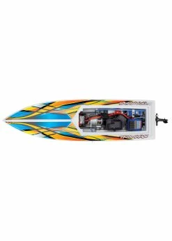 Traxxas 38104-1 - Blast RTR Speed Boat W/ESC - Orange -Rc Car Component Shop traxxas 38104 1 blast rtr speed boat w esc orange 4