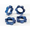 Traxxas 5353 - Wheel Nuts, Splined, 17mm - Blue-Anodized -Rc Car Component Shop traxxas 5353 wheel nuts splined 17mm blue anodized