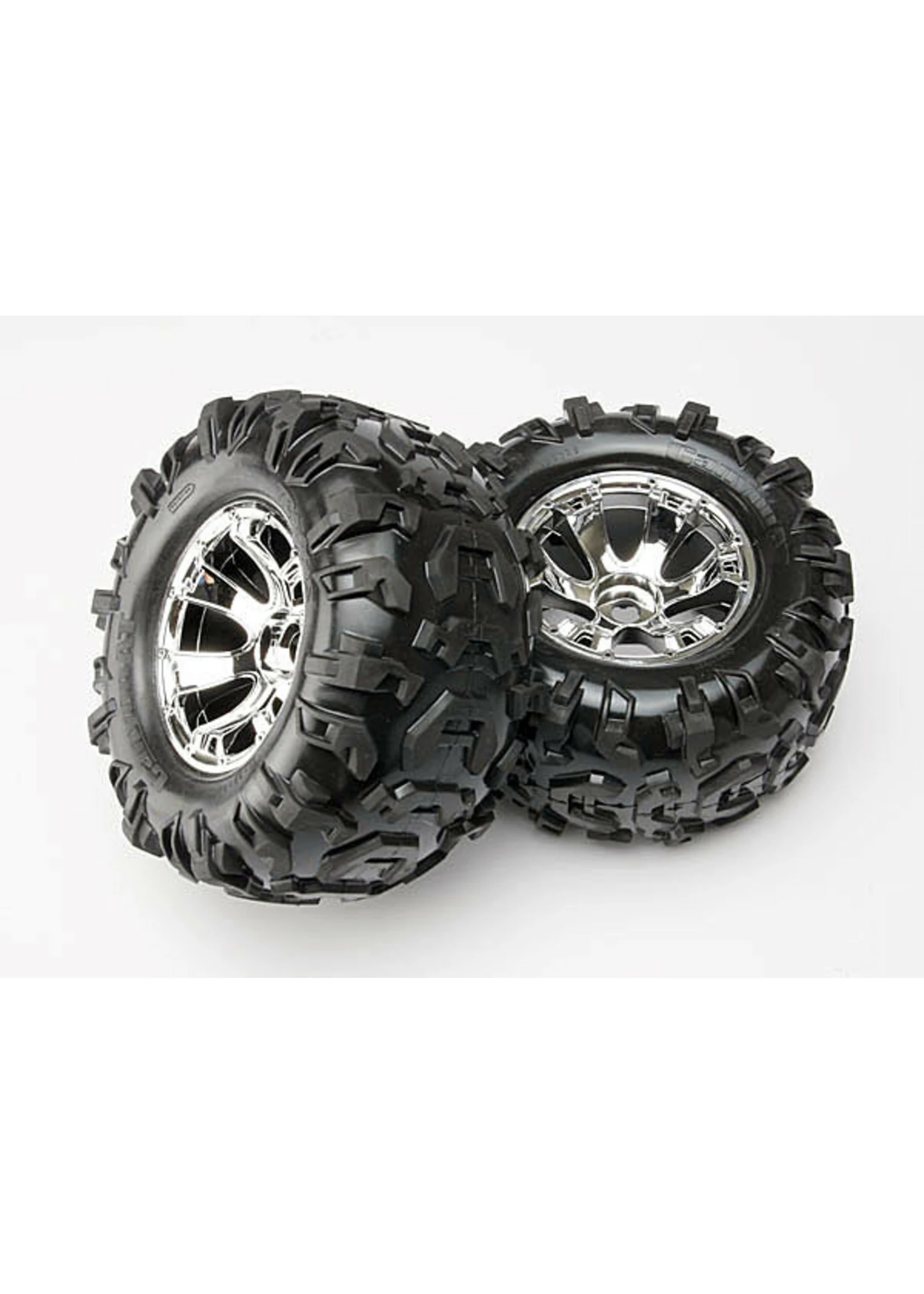 Traxxas 5673 - Geode Chrome Wheels / Canyon AT Tires 3 Traxxas 5673 - Geode Chrome Wheels / Canyon AT Tires