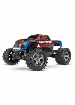 Traxxas 67054-61RED- Stampede 4X4 With LED Lights - Red