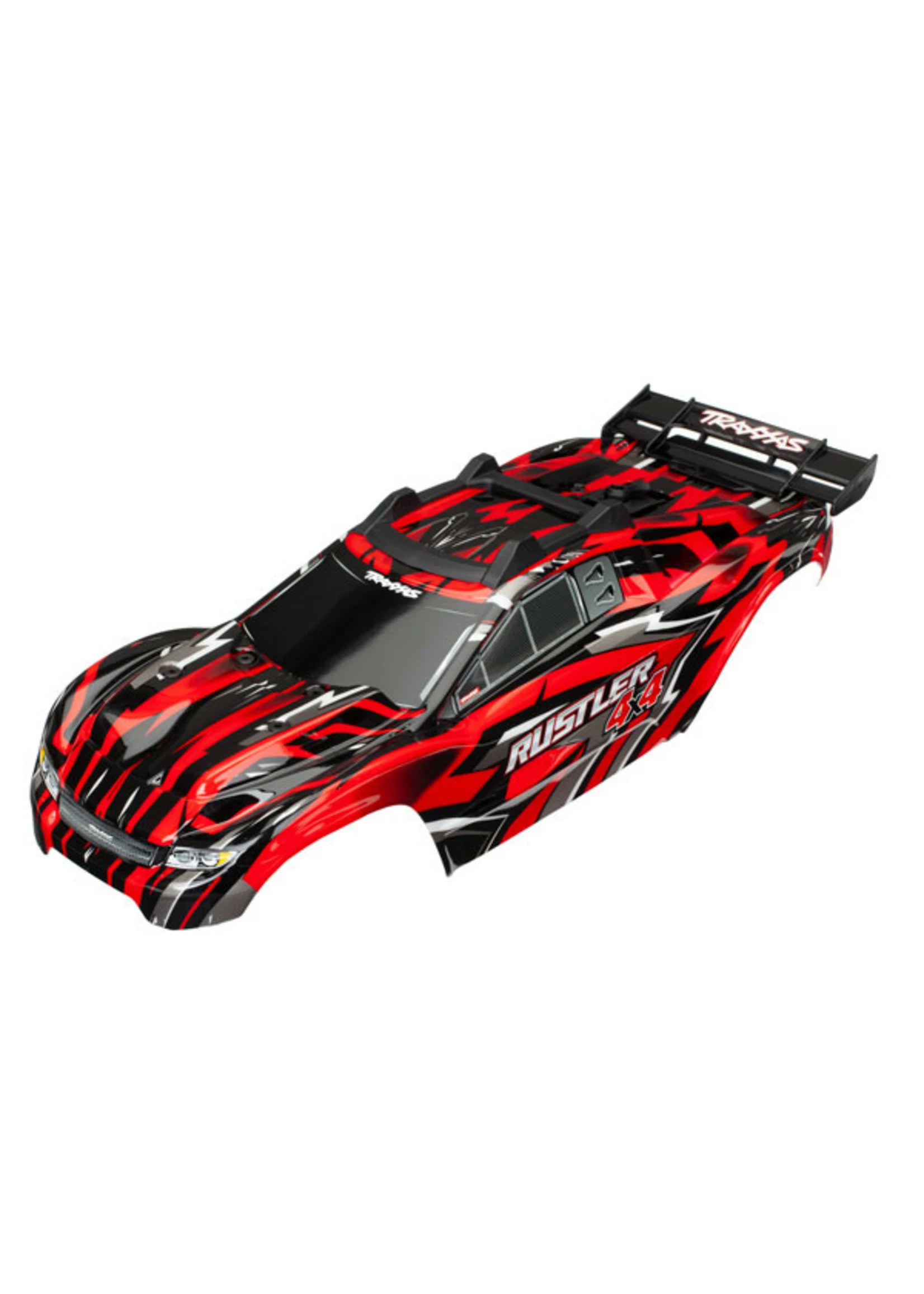 Traxxas 6718 - Rustler 4x4 Body - Red 3 Traxxas 6718 - Rustler 4x4 Body - Red