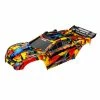Traxxas 6718R - Rustler 4X4 VXL Body - Solar Flare -Rc Car Component Shop traxxas 6718r rustler 4x4 vxl body solar flare