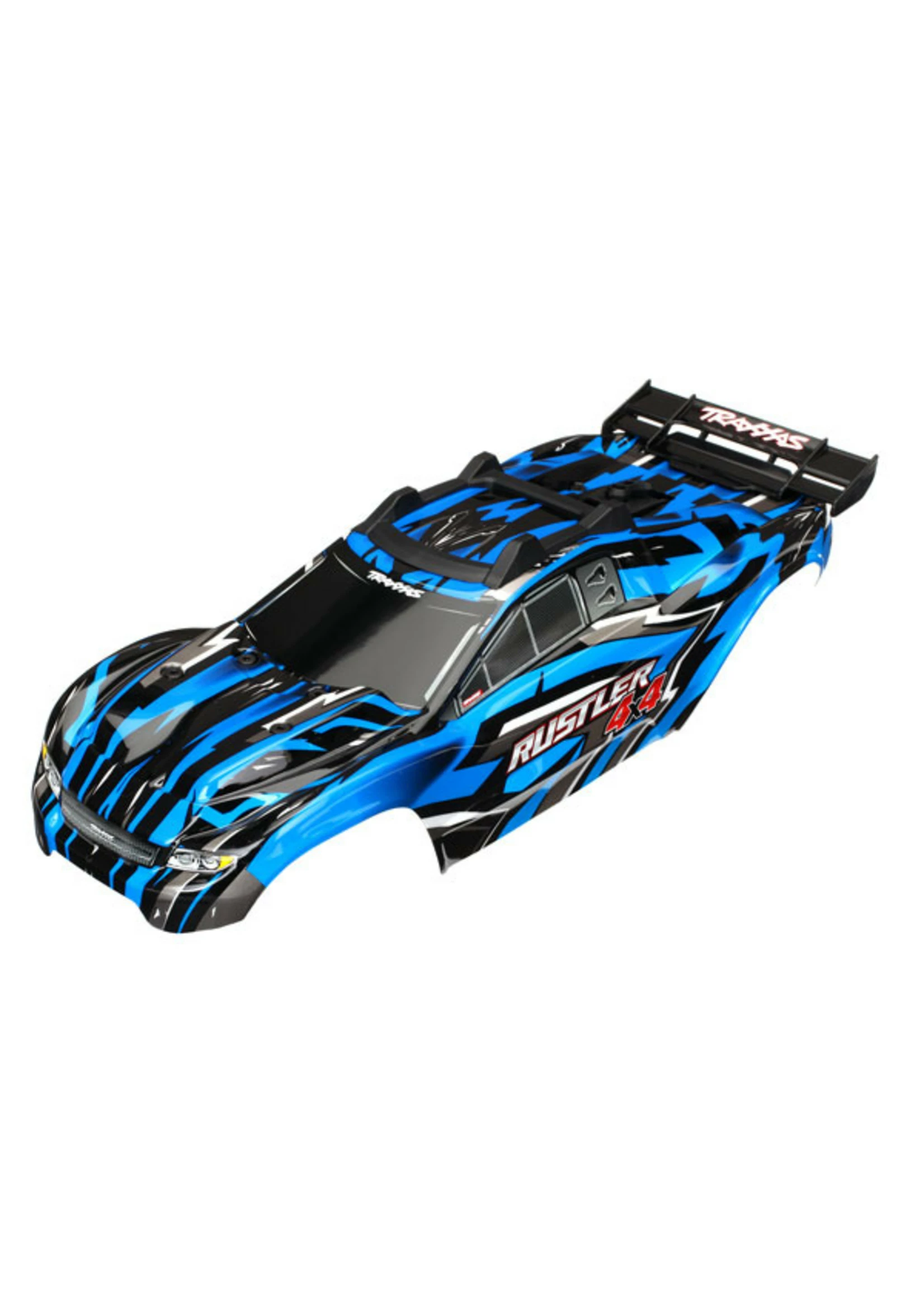 Traxxas 6718X - Rustler 4x4 Body - Blue 3 Traxxas 6718X - Rustler 4x4 Body - Blue
