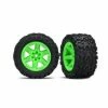 Traxxas 6773G - RXT Green Wheels / Talon Extreme Tires -Rc Car Component Shop traxxas 6773g rxt green wheels talon extreme tires