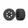 Traxxas 6774 - RXT Black Wheels / Talon Extreme Tires - 2WD Electric Rear -Rc Car Component Shop traxxas 6774 rxt black wheels talon extreme tires
