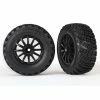 Traxxas 7473T - Black Wheels / Gravel Pattern Tires -Rc Car Component Shop traxxas 7473t black wheels gravel pattern tires