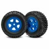 Traxxas 7674 - SCT Blue Wheels / SCT Off-Road Tires -Rc Car Component Shop traxxas 7674 sct blue wheels sct off road tires